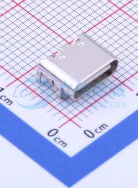 USB连接器 TYPE-603-T3-W SMD 白胶白色固定脚外壳4脚插件端子镀