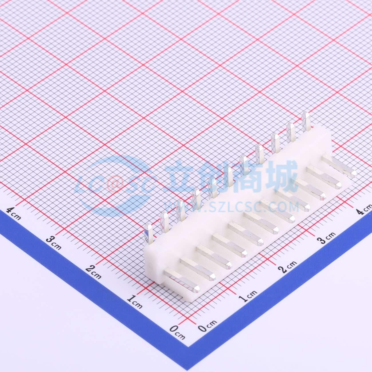线对板针座 HX39601-11WAP 弯插,P=3.96mm 1x11P 弯插 电子元器件