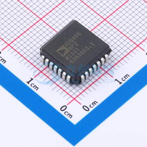 模拟开关/多路复用器 ADG406BPZ PLCC-28(11.5x11.5) 原装正品