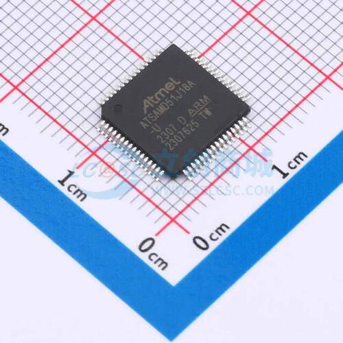 单片机(MCU/MPU/SOC) ATSAMD51J18A-AU TQFP-64(10x10) 原装正品