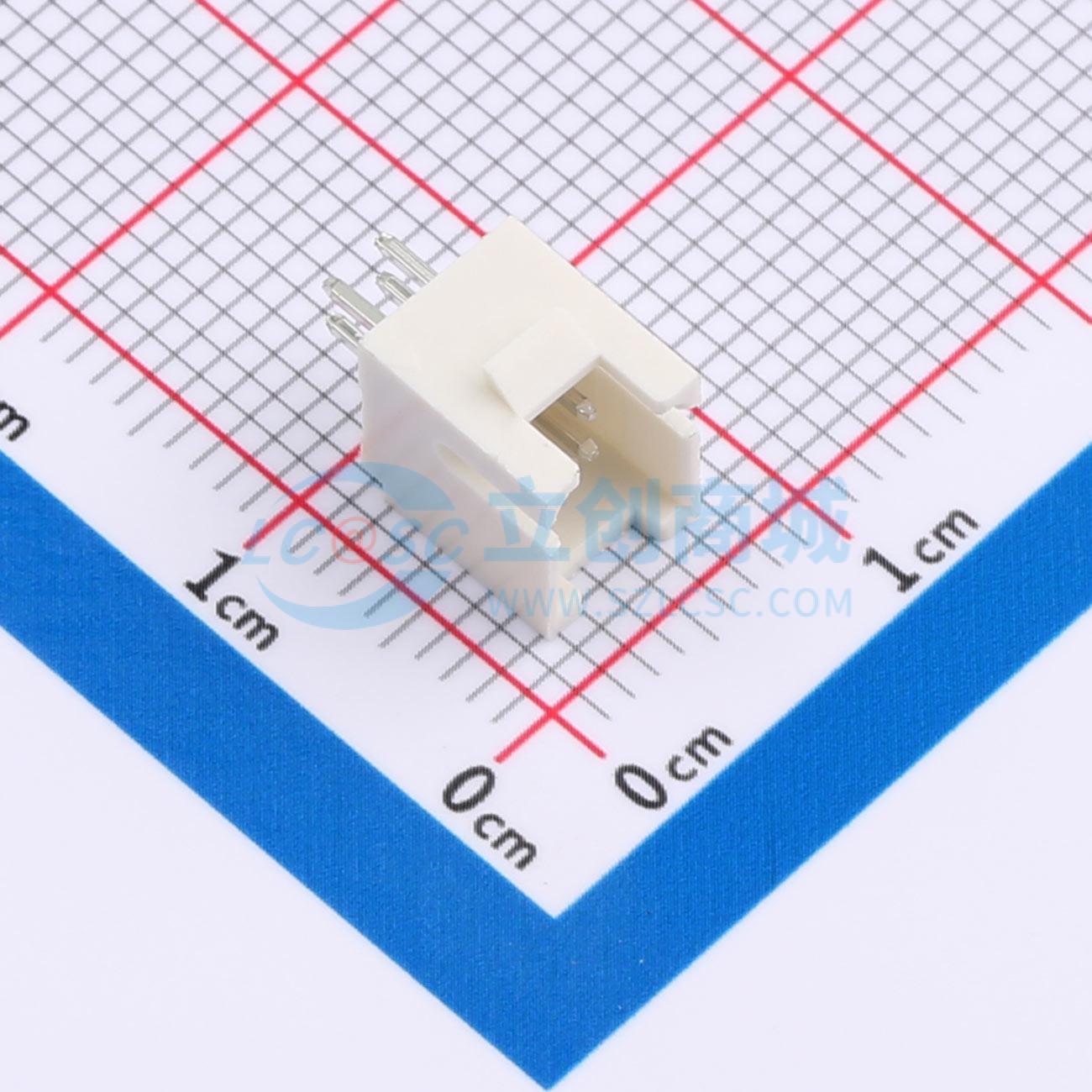 线对板针座 XD-PHB-2*2A 插件,P=2mm 2x2P 直插 电子元器件配单