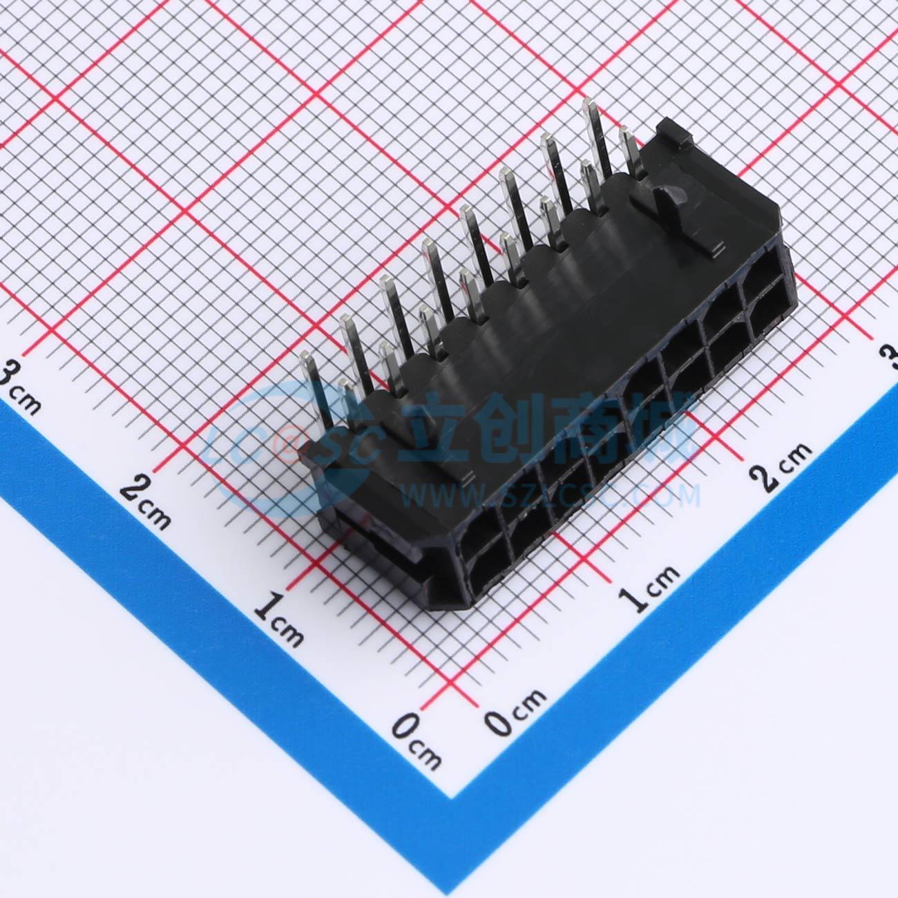 线对板针座 43045-16AWS 弯插,P=3mm 原装正品 电子元器件配单