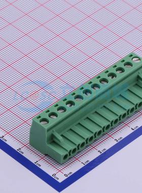 插拔式接线端子 1757116 P=5.08mm 插头 1x12P 电子元器件配单