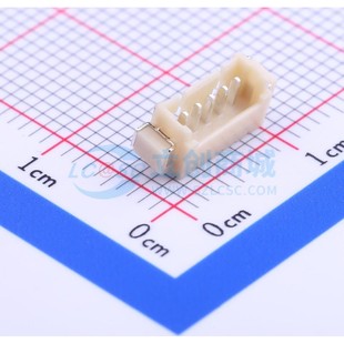 0400 SMD P=1.25mm 线对板针座 电子元 1251M05P 1x5P 器件配单