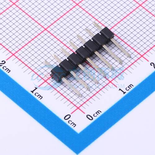 排针 PZ254-1-07-Z-8.5 插件,P=2.54mm 1x7P 方针 电子元器件配单