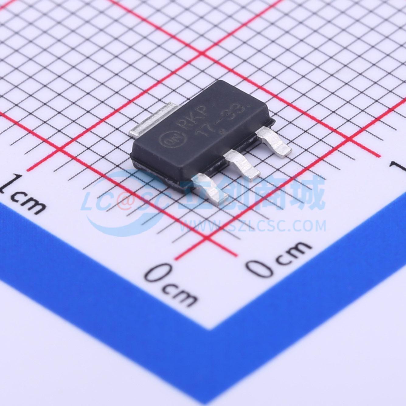 线性稳压器(LDO) NCP1117ST33T3G SOT-223-3 原装 电子元器件配单