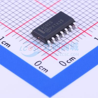逻辑门 MC74AC02DR2G SOIC-14 原装正品 电子元器件配单