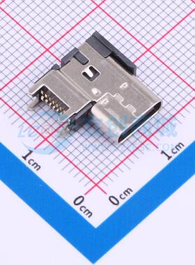USB连接器 MC-711-H67 SMD USB连接器  TYPE C 16P 侧插SMT CH=6.