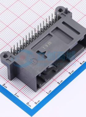 线对板针座 953486-1 弯插,P=2.54mm 弯插 原装 电子元器件配单