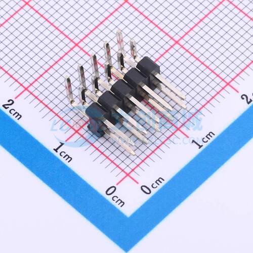 排针 PZ254-2-05-W-8.5 弯插,P=2.54mm 2x5P 方针 电子元器件配单