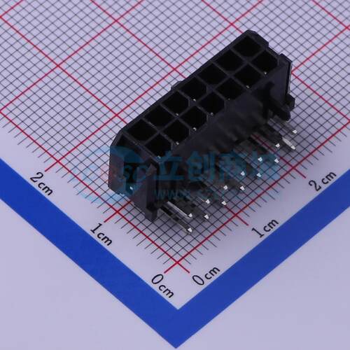 线对板针座 C3030WR-F-2X07P 弯插,P=3mm 2x7P 弯插 电子元器件