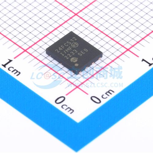 EEPROM 24FC512-I/MF DFN-8-EP(5x6) 原装正品 电子元器件配单