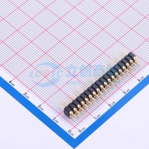 排针 PZ254-2-18-Z-C 插件,P=2.54mm 2x18P 圆针 电子元器件配单