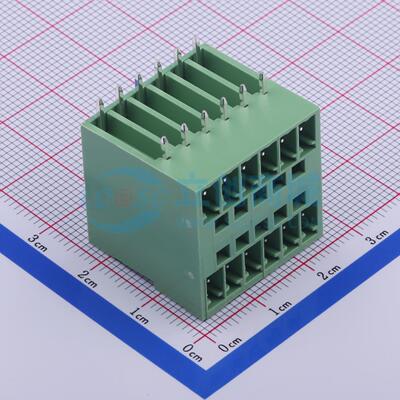 插拔式接线端子 WJ15EDGRH-3.81-6P 弯插,P=3.81mm 板端/插座-闭