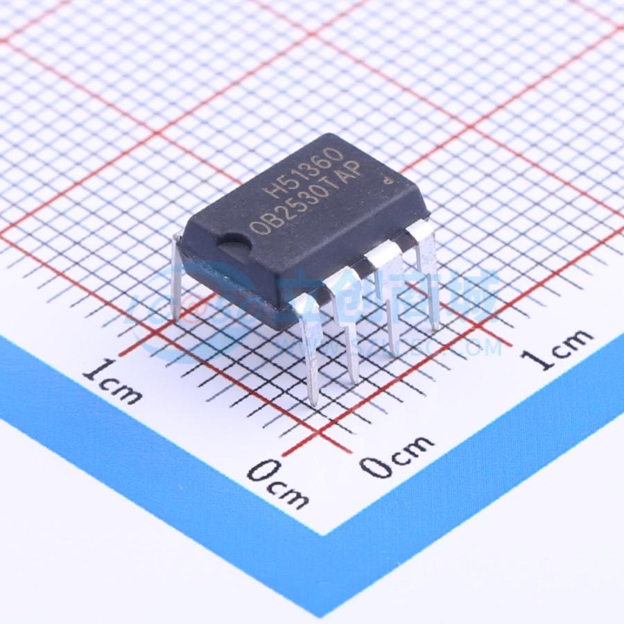 AC-DC控制器和稳压器 OB2530TAP DIP-8 原装正品 电子元器件配单