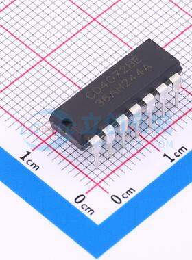 逻辑门 CD4072BE(XBLW) DIP-14 原装正品 电子元器件配单