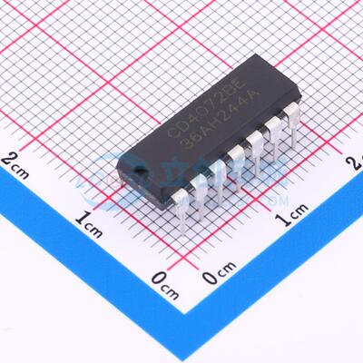 逻辑门 CD4072BE(XBLW) DIP-14 原装正品 电子元器件配单