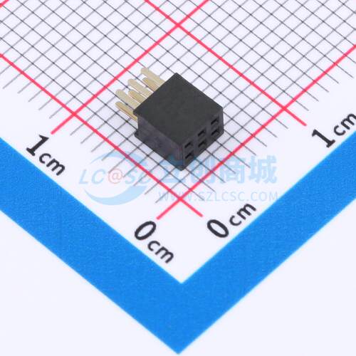 排母 HC-PM127-4.3H-2x3PZ 插件,P=1.27mm 原装 电子元器件配单