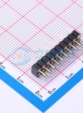 排针 MH254V-12-20-1000-047 插件,P=2.54mm 2x10P 圆针 原装正品