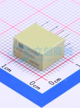 信号继电器 AGN2004H DIP,5.7x10.6mm 4.5V 原装 电子元器件配单