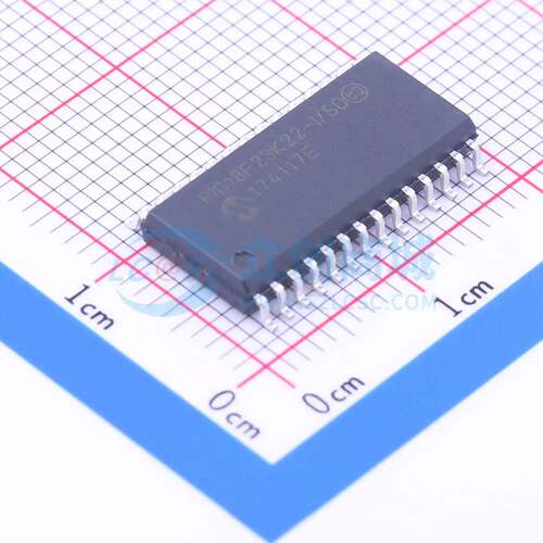 单片机(MCU/MPU/SOC) PIC18F23K22-I/SO SOIC-28-300mil 原装正品