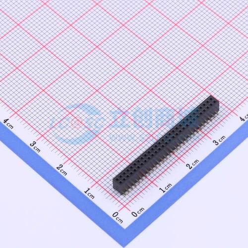 排母 X1321FVS-2x28-C43D48 SMD,P=1.27mm 2x28P 方孔 电子元器件