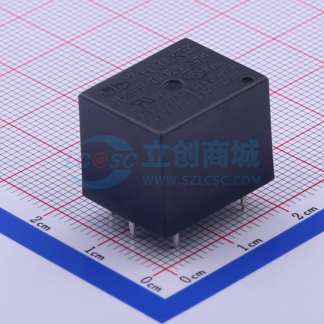 功率继电器 HK3FF-DC12V-SHG 插件,15.5x19mm 电子元器件配单