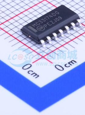 运算放大器 MC33174DR2G SOIC-14 原装正品 电子元器件配单