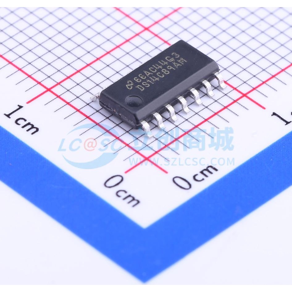 RS232芯片 DS14C89AM/NOPB SOIC-14 原装正品 电子元器件配单
