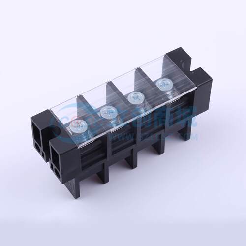 栅栏式接线端子 KF67S-27.0-4P P=27mm 带盖板 1x4P 电子元器件