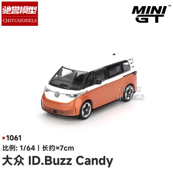 巴士面包B模型 zz 大众 #61u1 GT合金汽车  MINIID10:64