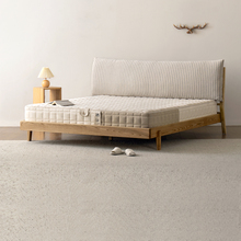 栖作鹿园床架整床全实木原木风双人大床1.8米现代简约卧室家用