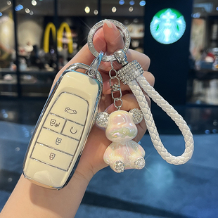 适用传祺埃安Y钥匙套aion s扣S Plus/MAX壳V霸王龙RT车UT包LX女