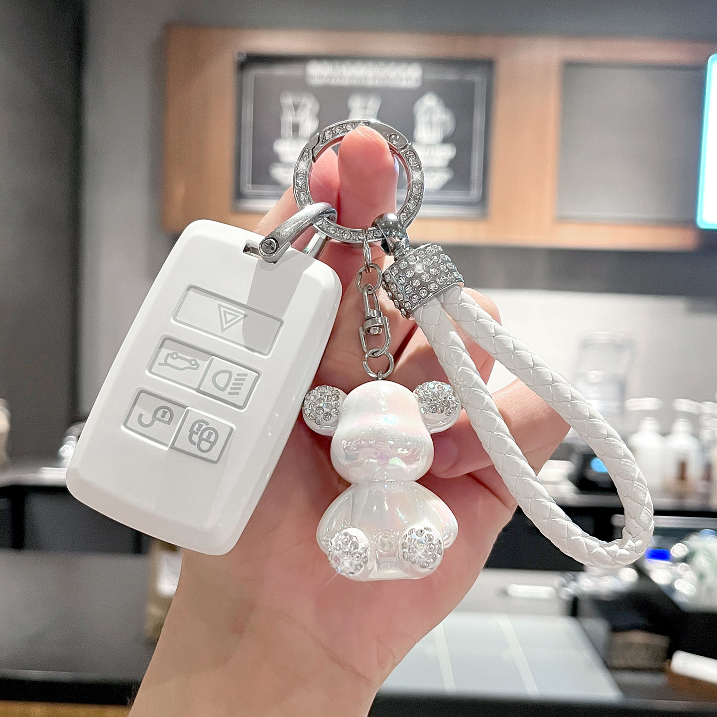 适用路虎钥匙套高级肤感全包保护