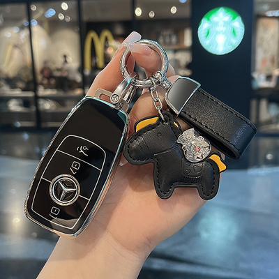 适用奔驰车钥匙套高档全包保护