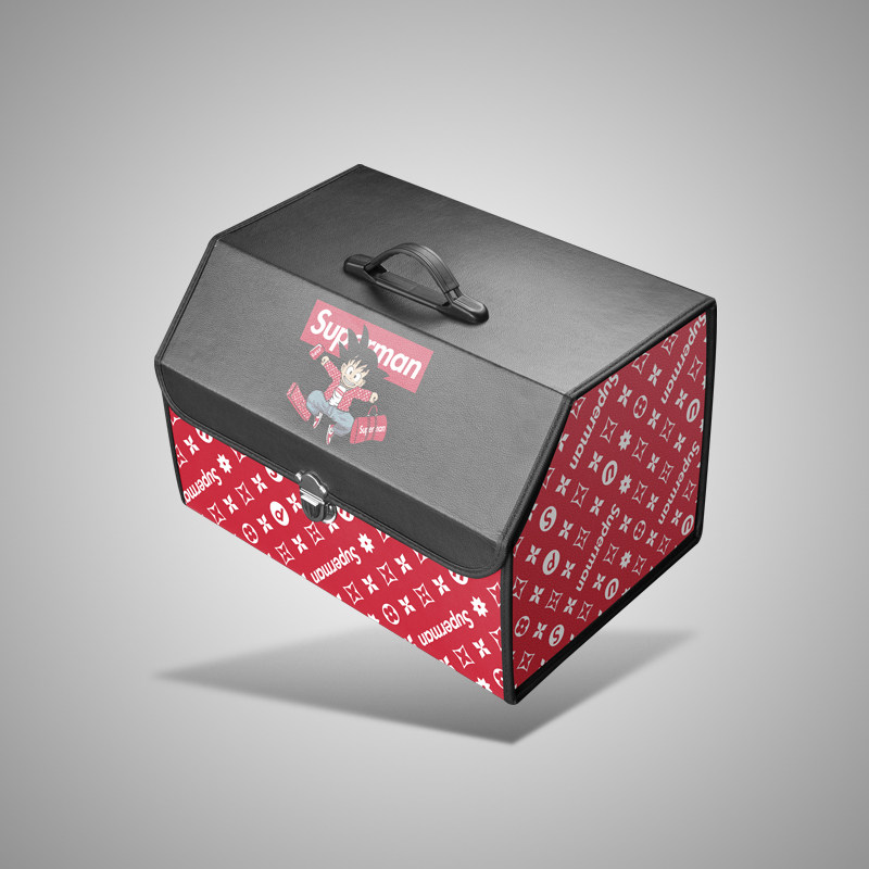 thumbnail for Car trunk storage box, car storage box, car storage box, car organizer, folding storage box, decoration supplies