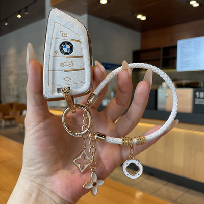 适用于宝马x3钥匙套x5x1三系325li五系530刀锋3系4系车ix3扣壳330