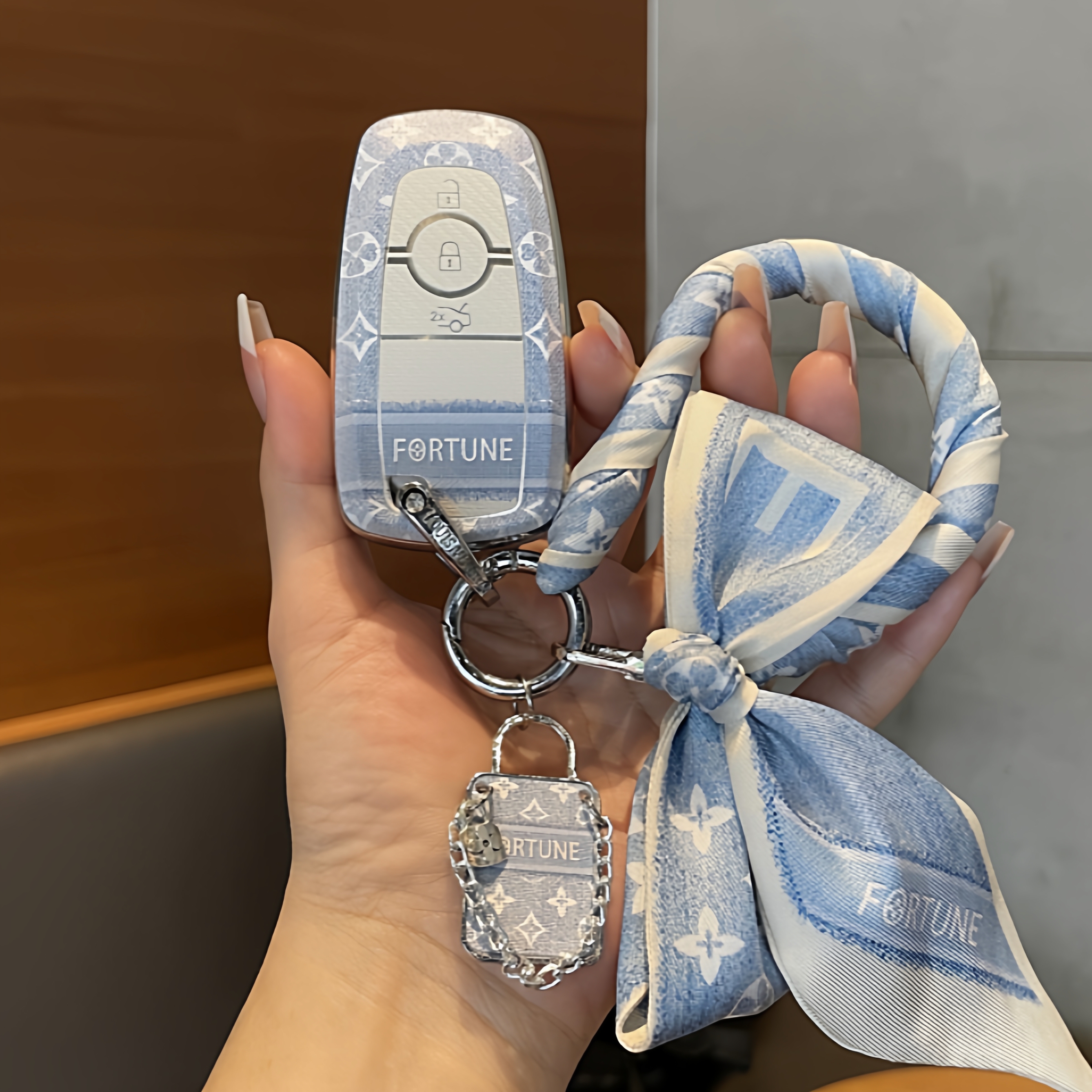 适用于福特蒙迪欧钥匙套福克斯锐界L福睿斯锐际探险者野马翼博壳