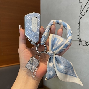 大众钥匙套id3高尔夫8揽巡id4凌渡L揽境id6途昂x帕萨特迈腾车壳扣