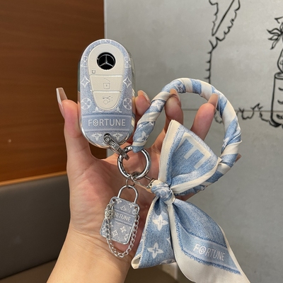 适用奔驰c260l钥匙套女e300l车c200l新glc260扣glc300l保护壳a200