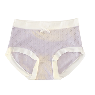 内裤女士纯棉裆部大码夏季薄款透气面膜裤中底腰无痕冰丝三角短裤