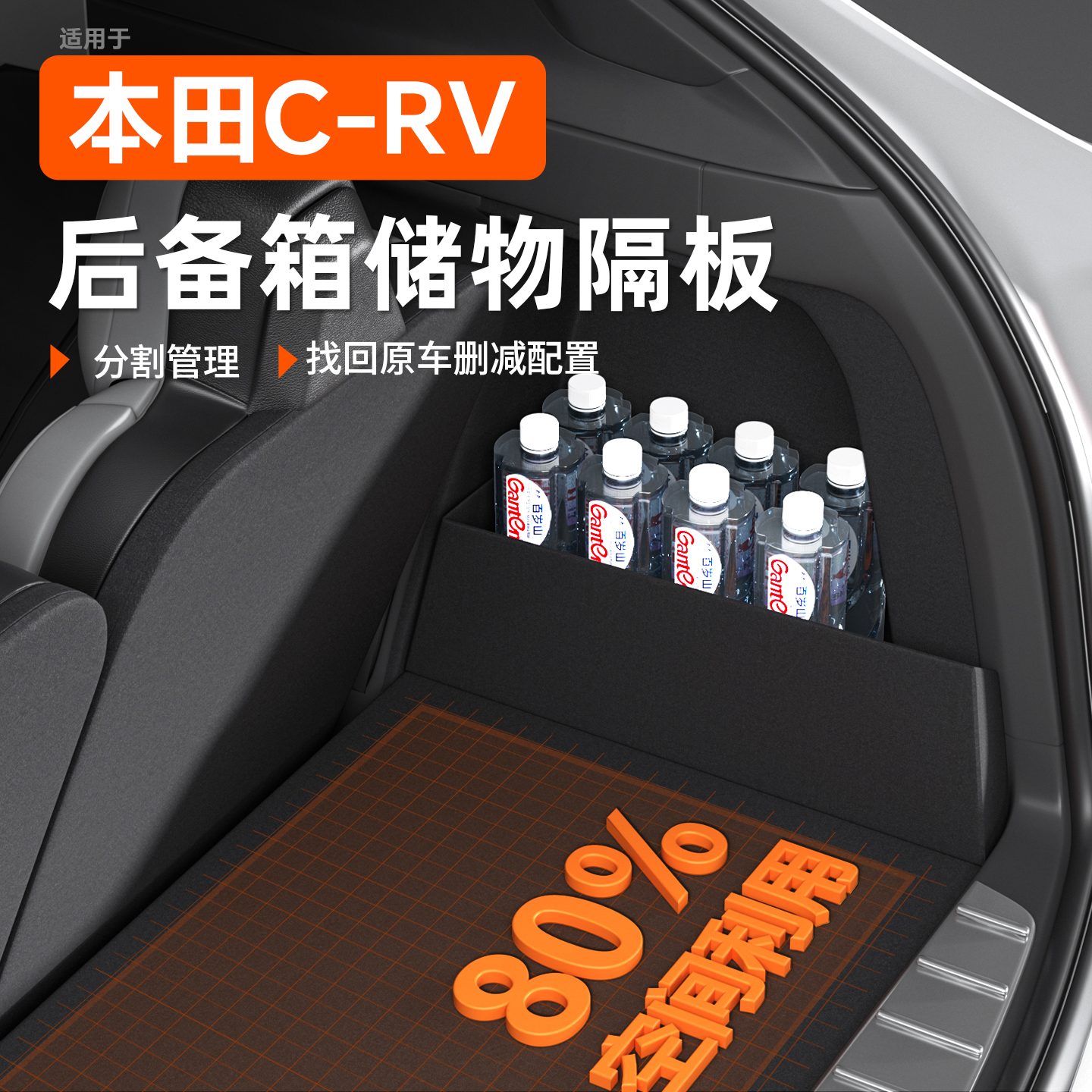 本田CRV后备箱收纳,告别杂乱