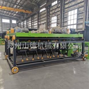 3米槽式翻堆机养殖户堆肥翻堆机菌菇渣有机肥翻抛设备