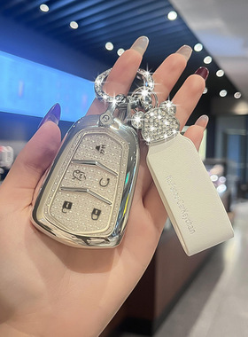 适用凯迪拉克xt5钥匙套xt4扣xtsct6srx包xt6男ct5保护套ct4女atsl