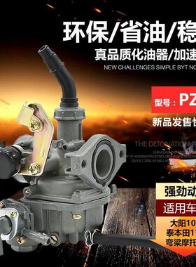 摩托车配件化油器PZ19大阳100 DY100弯梁车三轮摩托车110型化油器