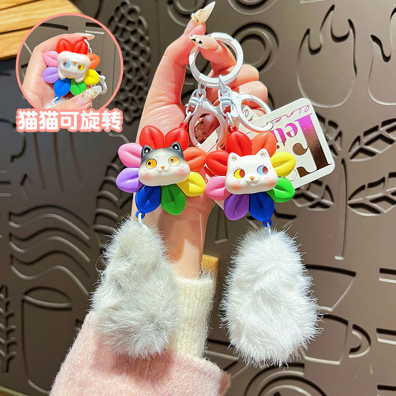 可爱猫猫钥匙扣情侣挂件挂饰礼品