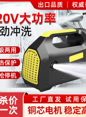 220V大功率家用洗车机超高压水枪强力洗地神器新型增压水泵清洗机