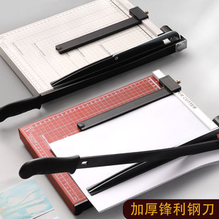 A4切纸刀手动a5切纸机迷你裁纸刀裁照片名片闸刀相片裁剪割纸刀A3裁纸机切割器小型办公用切纸器多功能裁纸器