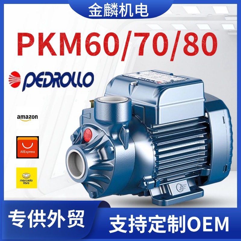 pkm60增压QB607080漩涡式清水泵外贸跨境自来水增压泵农村自建房