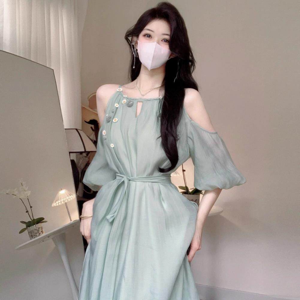 法式甜美温柔风仙女连衣